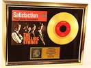 Rolling Stones, Satisfaction, mit Cover, Gold Record, goldene Schallplatte Award