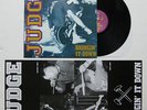 JUDGE BRINGIN' IT DOWN LP 1ST PRESS PURPLE LABELS RARE youth of today bold burn