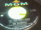 Broadways/you just dont know/mgm