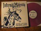 INFERNAL MAJESTY skeleton overlord  VINYL LP razor slaughter