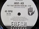 Rare 45-RAP-JUST ICE-MANTRONIX 