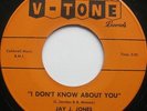 JAY J. JONES-I Don't Know About You/Bring Back My Dog-Rare Northern/R'n'B-Hear