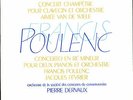 Francis POULENC, J. FEVRIER, VAN DE WIELE, P. DERVAUX French LP COLUMBIA FCX 677