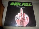 OVERKILL F*ck You lp  ORIGINAL PRESS -- AUTOGRAPHED  with rare insert