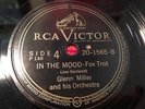 78 Record. In The Mood.  Glenn Miller and His Orchestra.  RCA Victor Recording