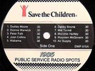 Save the Children PSA Disc (1985) Mel Torme, Sarah Vaughan, David Bowie, etc