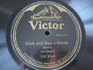 Nice 1919 Victor 78rpm *UNCLE JOSH BUYS A VICTROLA Cal Stewart Phonograph Record