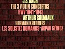 BACH 3 Violin Concertos Grumiaux Krebbers Gérecz Philips 9500 614 LP
