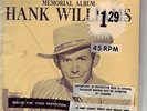 HANK WILLIAMS EP Memorial Album Vol # 1 Mint/SEALED MGM  50s Loose baggy
