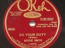 Bessie Smith, Okeh 8945, E+