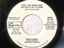 ? BESSIE BANKS Don't You Worry Baby QUALITY WLP Rare 70s Soul 45