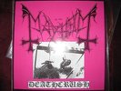 Mayhem - Deathcrush mini LP orig POSERCORPSE issue in great shape black metal