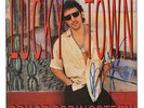 BRUCE SPRINGSTEEN LUCKY TOWN SIGNED BY ARTIST VINYL LP SLEEVE ONLY ORIGINAL
