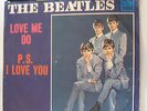 THE BEATLES Love Me Do 45 RARE ORIGINAL TOLLIE PICTURE SLEEVE nice copy