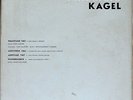 MAURICIO KAGEL AVANT GARDE ELECTRONIC CONCRETE ELECTROACOUSTIC EARLY LP