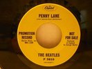 BEATLES Penny Lane / Strawberry Fields GREEN LABEL PROMO 45 mono asterisk NM-