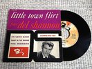 EP DEL SHANNON LITTLE TOWN FLIRT RARE FRENCH FRANCE PICTURE SLEEVE BARCLAY EP