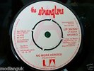 STRANGLERS NO MORE HEROES  RARE UK 1977 PROMO 45 PS   PUNK KBD