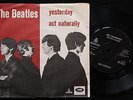 BEATLES Yesterday Danish Denmark 1965 45 + PS Parlophone Nr MINT