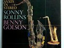 SONNY ROLLINS & BENNY GOLSON Saxes in Stereo ORIG STEREO RIVERSIDE LP DG