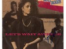 JANET JACKSON LET'S WAIT AWHILE SIGNED BY ARTIST VINYL LP SLEEVE ONLY - ORIGINAL