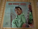 ROCKABILLY  GENE VINCENT & THE BLUE CAPS  rocks  CAPITOL LP  T-970 CLEAN & GREAT