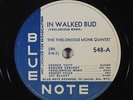 Jazz 78 THELONIOUS MONK QUINTET In Walked Bud / Epistrophy on Blue Note