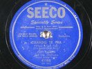 Latin 78 PUPI CAMPO Cuando Te Vea / Earl Wilson Mambo on Seeco