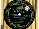 STUART HAMBLEN 1930 Old time country 78 Victor V-4109 Wrong Keyhole (EE+)