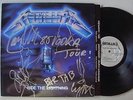 METALLICA Ride The Lightning LP Orig MEGAFORCE Signed Autographed