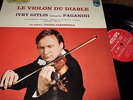 IVRY GITLIS : PAGANINI LE VIOLON DU DIABLE HARDCOVER LP PHILIPS 6504023 FRANCE