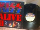 KISS ALIVE II   COMPLETE ORIG US 2LP w/ TATTOOS, BOOK, MERCH INSERT NBLP-7076