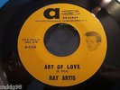 RARE DOOWOP TEEN  45  RAY ARTIS  ART OF LOVE  (MYSTICS)  STOCK  VG++