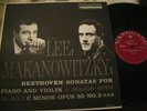 LP Noel Lee/Paul Makanowitzky Beethoven Piano/Violin Sonatas VANGUARD 1039 EX
