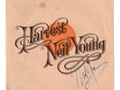 NEIL YOUNG HARVEST - SIGNED BY BAND LYRIC SHEET ONLY - ORIGINAL