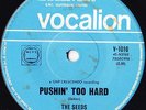 SEEDS 45: PUSHIN' TOO HARD/TRY TO UNDERSTAND AUSSIE VOCALI NM/NM 1966 LBL STAINS
