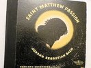 4-LP Alb, St. Matthew Passion by Bach, Hermann Scherchen, Westminster WAL 401 NM
