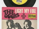 the DOORS light my fire crystal ship 45 rare GERMAN press PSYCH picture sleeve