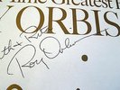ROY ORBISON - Greatest Hits - 1972 UK G/F Vinyl 2-LP **SIGNED** + GIG TICKETS EX