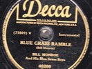 78-BLUEGRASS-BILL MONROE-BLUEGRASS RAMBLE/MEMORIES OF YOU