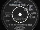 hear DANNY WILLIAMS - I'VE GOT TO FIND THAT GIRL AGAIN - HMV - Northern Soul