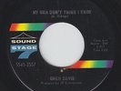 Northern Soul 45 - Gwen Davis - My Man Don't Think I Know - SS7 - mp3 - rare
