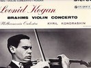SAX 2307 UK B/S LEONID KOGAN - BRAHMS VIOLIN CONCERTO - KYRILL KONDRASHIN