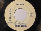 TEEN 45   RANDY LORING - WANDA - ROWENA 995 Signed   HEAR - Listen