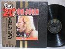 ELTON JOHN BEST 20 UNIQUE COVER JAPAN LP W/BIG SIZE POSTER & BOOKLET G/F OBI NM