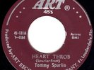 ART ROCKABILLY - TOMMY SPURLIN - HEART THROB - RARE  ORIGINAL 45' rpm