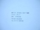 Grubbs / Avey Tare TEST PRESSING Split 12