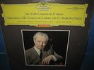 *DGG 138 669 SLPM *RED STEREO* PIERRE FOURNIER *LALO /ST-SAENS CELLO CTOS *BRUCH