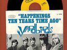 The Yardbirds 45 rpm Record and Picture Sleeve'' Happenings Ten Years Time Ago''