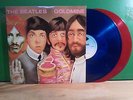 THE BEATLES - GOLDMINE (RARE) SUMA - VG+/NM RED & BLUE VINYL DOUBLE LP